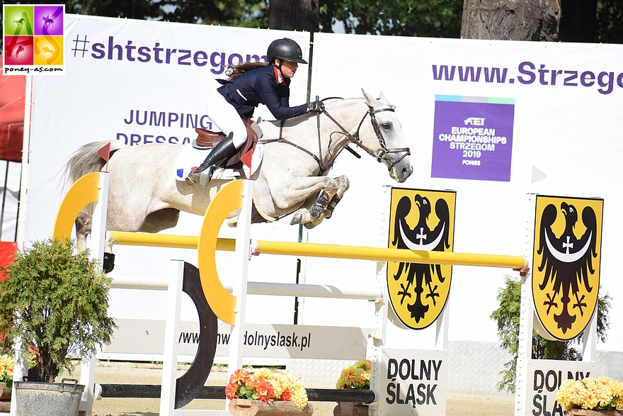 Toujours à Strzegom lors des championnats d'Europe. Le couple termine 20e ex de la finale individuelle - ph. Poney As