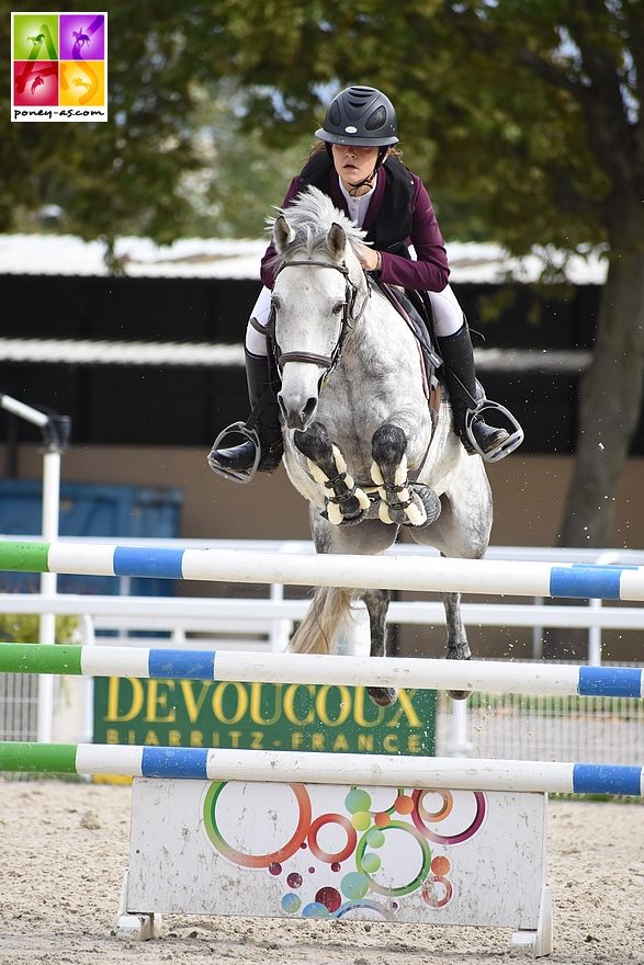 Amalia Lopes et Black Out des Aucels - ph. Poney As