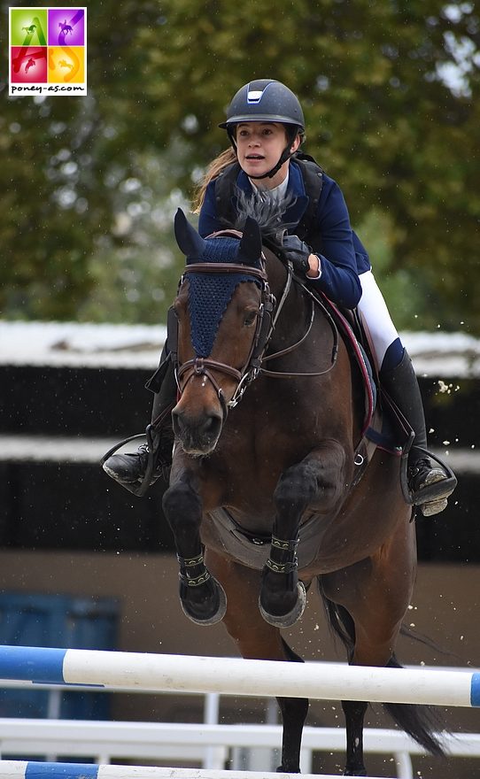 Lou-Ann Beraud et Ungaro of Qofanny remportent l’As Elite Vitesse de la TDA de Vichy – ph. Poney As 