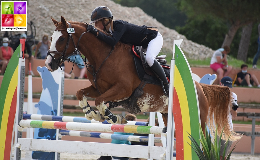 Fred des Chesnaies se classe 4e associé à Nuptia Teste – ph. Poney As