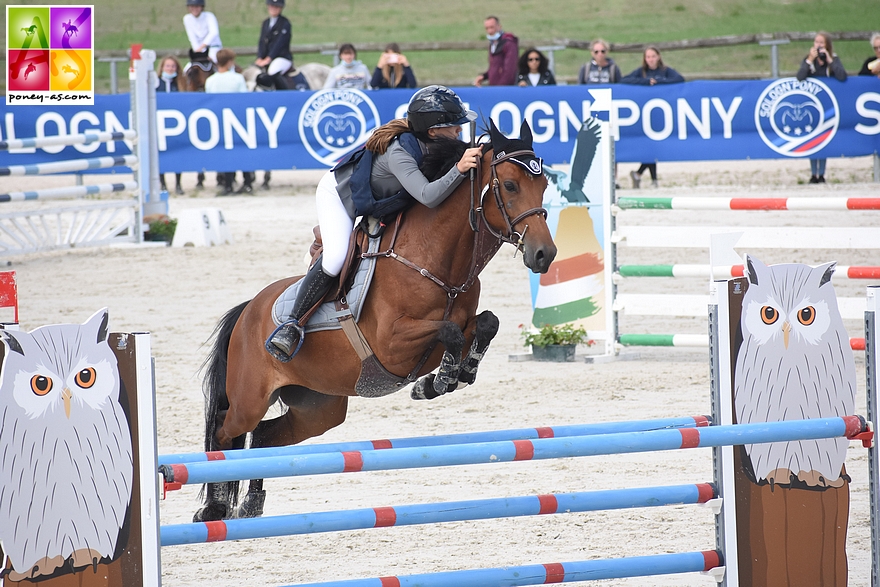 Dior de Lespouey sous la selle de Zoé Tisseron – ph. Poney As