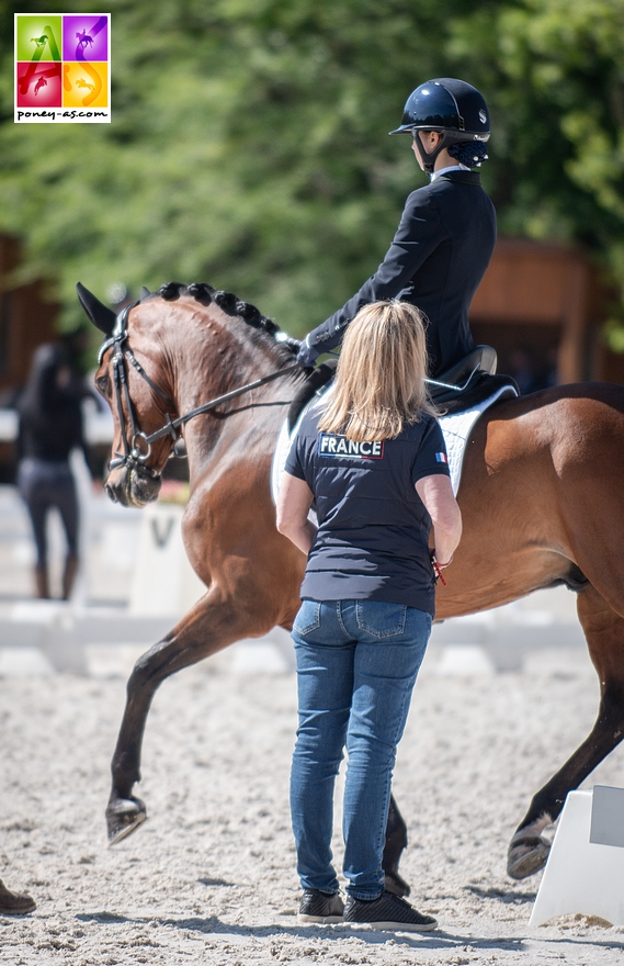 Les sélections pour les championnats d'Europe seront faites début juillet puisqu'ils se tiennent en août, "il n'y a que 3 ou 4 concours à venir, donc il faut mettre la gomme", dixit Muriel Leonardi, chef d'équipe des Bleuets - ph. Marine Delie 