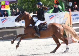 Gaétane Orhant et Champagne d’Ar Cus sont les nouveaux champions de France As Poney Elite ! – ph. Poney As