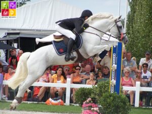 Championnat d'Europe de Moorsele en 2009 : : Victor Bettendorf et Idéfix du Villon SL - ph. Poney As