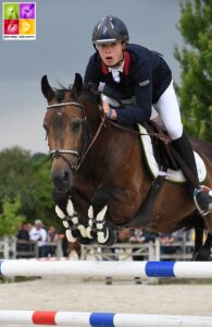 Djinn d'As de Pic au championnat de France As Poney Elite, sous la selle de Pierre Louis Denis – ph. Poney As