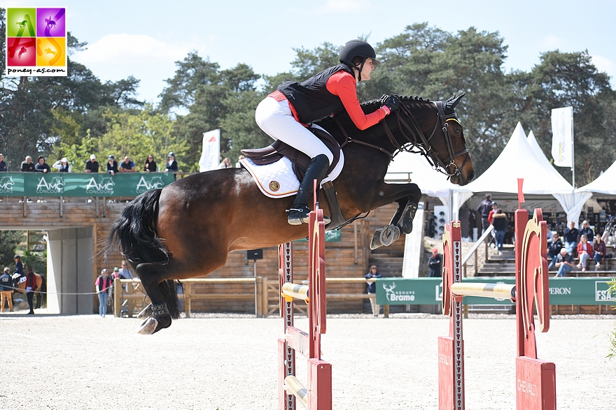 Merel Braspenning et Parco Van't Hollandhof - ph. Poney As