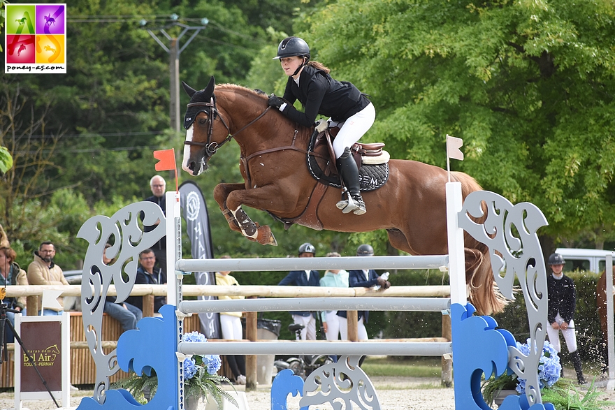 Gaétane Orhant et Champagne d'Ar Cus – ph. Poney As