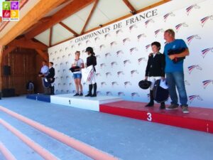 Podium du championnat de France As Poney 1 Excellence de CSO - ph. Poney As