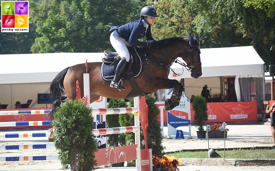 6e pour Ellen Hammarström et son poney français Océan des As – ph. Poney As