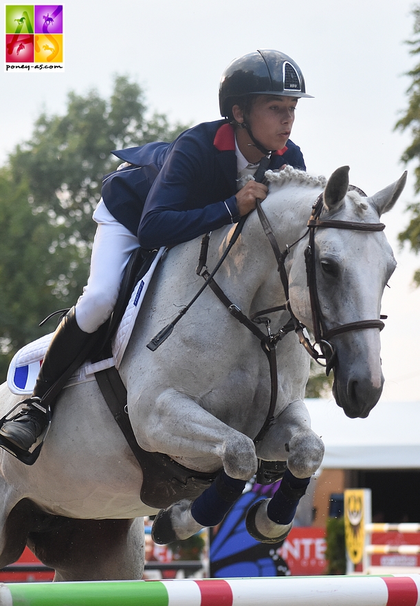 Nohlan Vallat et Daenerys d'Hurl'Vent - ph. Poney As