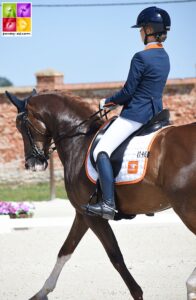 Une victoire et des accessits pour la Néerlandaise Maddy Dijkshoorn en selle sur Boogie de l'Aube, au Mans – ph. Poney As