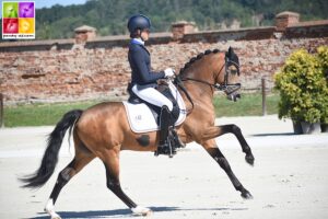 L’Italienne Virginia Spönle et Coer Noble réalisent un triplé au CDIP de Troisdorf – ph. Poney As