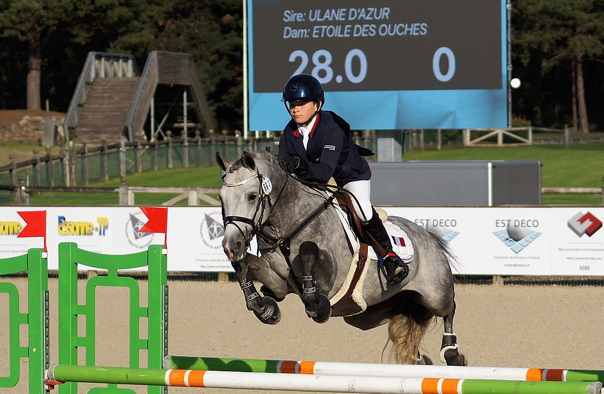Killian Rouchvarger et son poney de tête Ecume d'Azur - ph. Sandrine Febvet