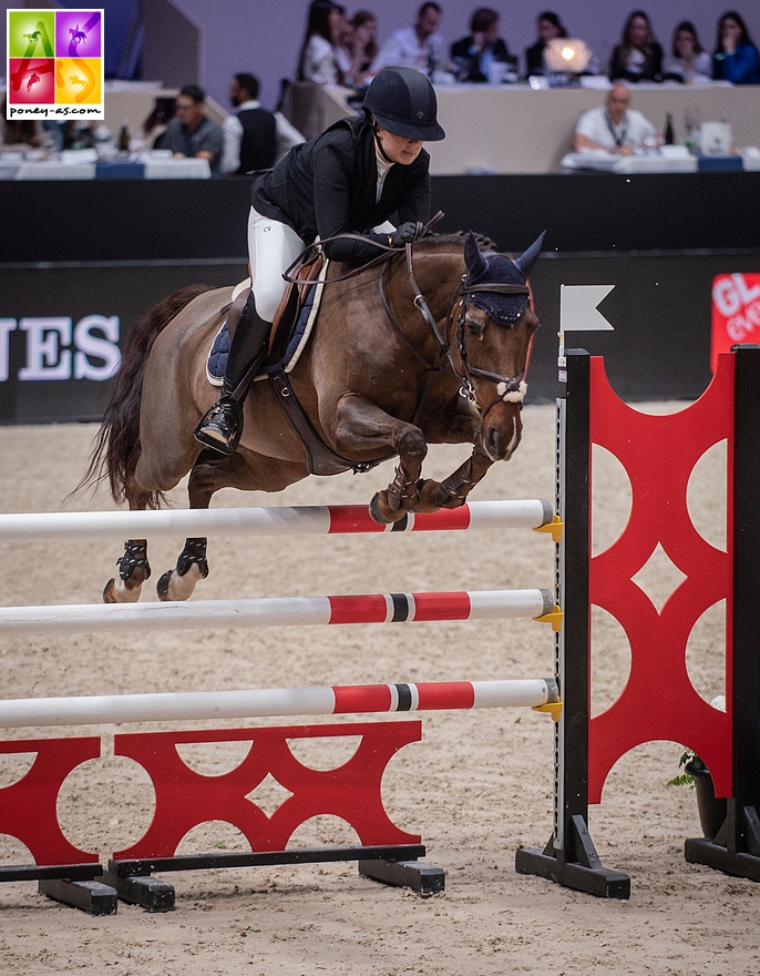 Poppy Deakin et Armene du Costil G dans le Grand Prix du CSIP de Lyon - ph. Marine Delie