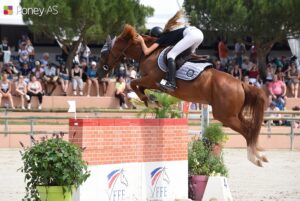 Lola Fleurance et Eros de Vallet – ph. Poney As