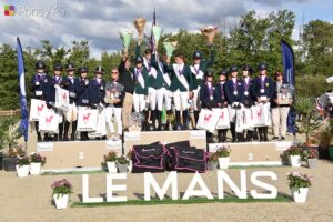 L'or pour l'Irlande, l'argent pour la Suède et le bronze pour la Grande-Bretagne - ph. Poney As