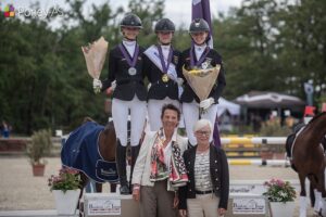 Le podium de la Kür - ph. Marine Delie