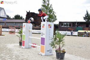 La Danoise Palma Sophie Gry Jansson-Christensen et Bodyssée des Avelines lors de la finale individuelle des championnats d’Europe du Mans – ph. Poney As