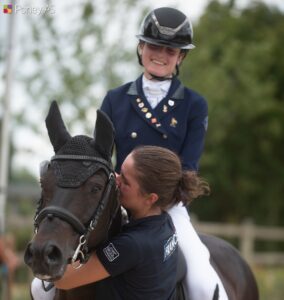 L'étalon PFS Bandro Hit Linaro et Thanaïs Capelle Morosi ont signé la meilleure performance tricolore aux championnats d'Europe - ph. Marine Delie