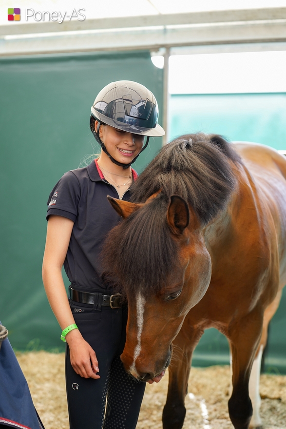 Brune Faivre et Qopper Der Lenn décrochent unen belle 6e place - ph. Poney As