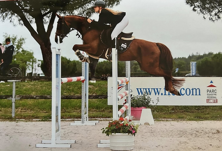 Hollystar Aubépines, par Salam du Roc, vice-championne des 7 ans en CSO, IPO 136/24 – ph. PSV