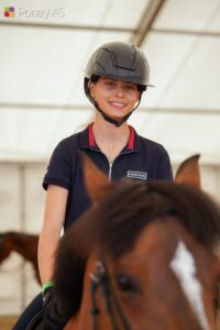 Brune Faivre et Qopper Der Lenn, vainqueurs l’an dernier de l’épreuve de vitesse du Jumping de Bordeaux, rééditent ! – ph. Mathilde Labat