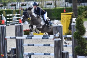 L’Irlandaise Claudia Carroll et Attyrory Warrior s’offrent la première épreuve du Big Tour – ph. Poney As