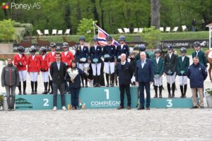 Podium de la Coupe des nations de Compiègne - ph. Poney As