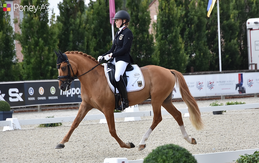 Hanna Sofie Clauberg et Dacapo B NRW - ph. Poney As
