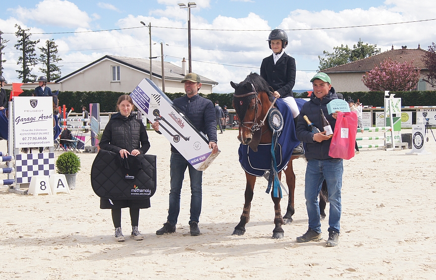 Baptiste Bougault met à son actif le Grand Prix As Excellence avec Blue Bird du Lin – ph. S. Febvet