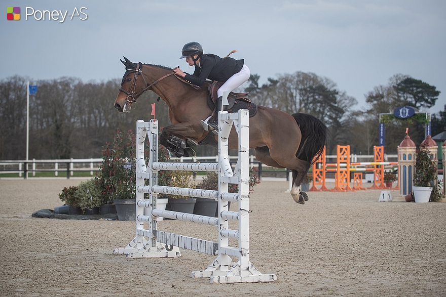 C’est le triplé au Lion d’Angers pour Lola Fleurance ! Avec Esquisse Grove (photo), elle s’impose dans la vitesse et le Grand Prix As Excellence – ph. Marine Delie
