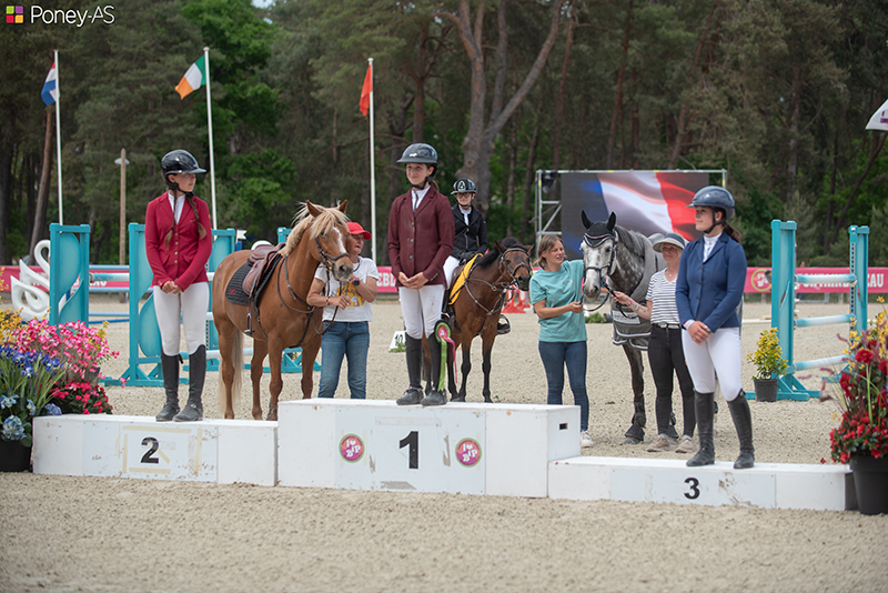 Le podium de l'épreuve à 1,15 de ce matin - ph. Marine Delie