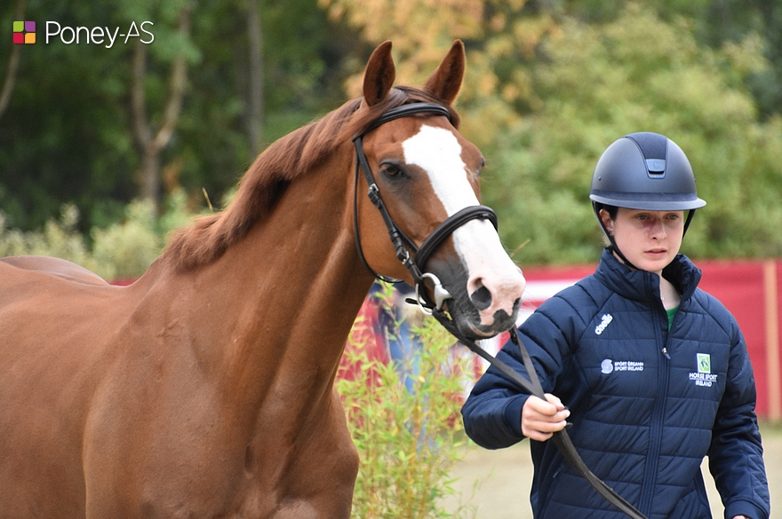 Lily Tunney et son fidèle Fireman, également médaillés d’argent au Mans, ont pris la troisième place – ph. Poney As