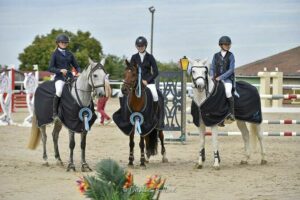 Les couples gagnants des Grands Prix As Poney Élite Excellence, As Poney Élite et As Poney 1 de la TDA de Villebret - ph. Delphine Bellard photographe