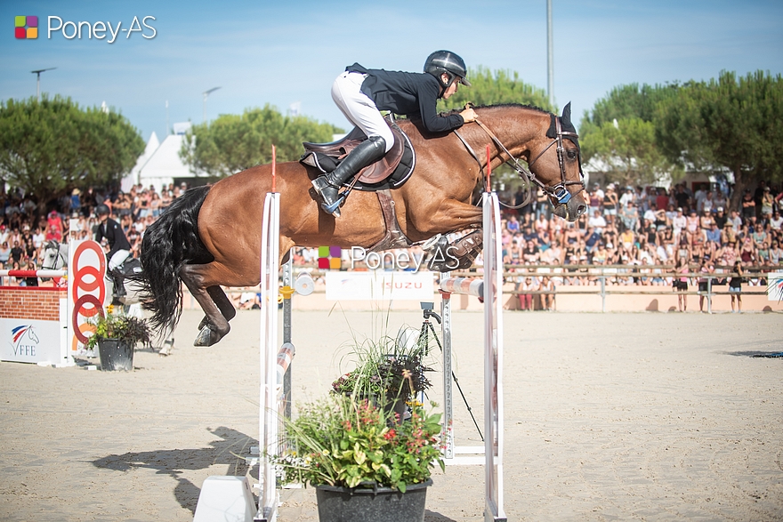 Baptiste Bougault et Blue Bird du Lin inscrivent à leur palmarès le Grand Prix As Excellence de La Fouillouse – ph. Marine Delie