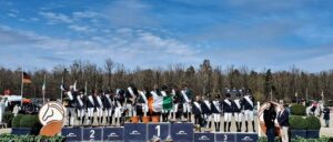 Coupe des nations du CSIOP d’Opglabbeek : l’Irlande prend l’avantage après un barrage face à la France, la Suède complète le podium.
