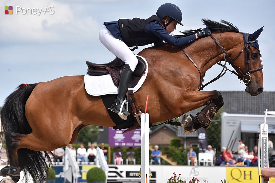 Sophia Rogers et Neil 55 abordent les championnats d'Europe du Mans parmi les couples les plus attendus de la compétition. Ph. Poney As