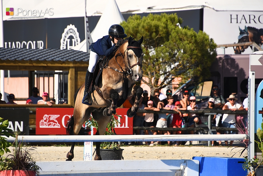 Eliott Bernard et Go Star de la Butte signent la meilleure performance de cette première journée dans la catégorie As Poney Élite Excellence – ph. Poney As