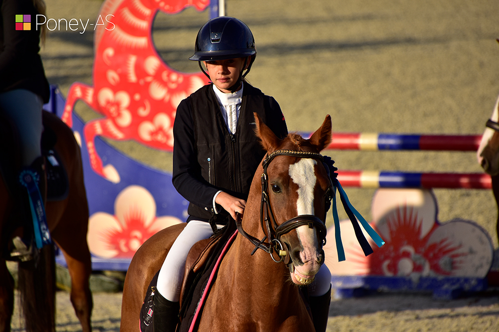 Mandchou des Avoines est vice-champion des 4 ans associé à Eloïse Lalande – ph. Poney As