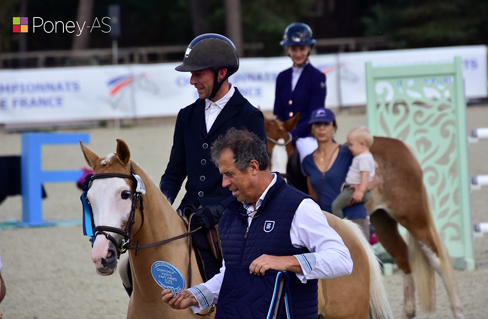 Montée par Antoine Nobili, Milkiway de Belair est sacrée vice-championne de France des 4 ans D - ph. Poney As