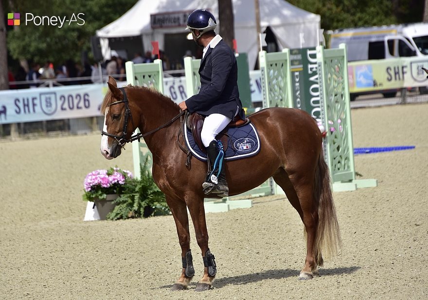 Présentée par Julien Roussel, Laloee de Marquay est 3e, comme l’an passé – ph. Poney As