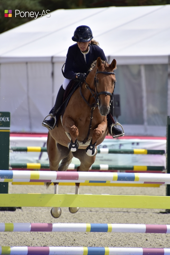 Kolor Me de la Fosse et Gladys Secchiutti sont 5e – ph. Poney As