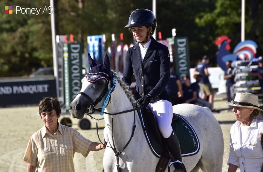 Koubabah d’Hurl’Vent et Marie Vivant sont 4e – ph. Poney As